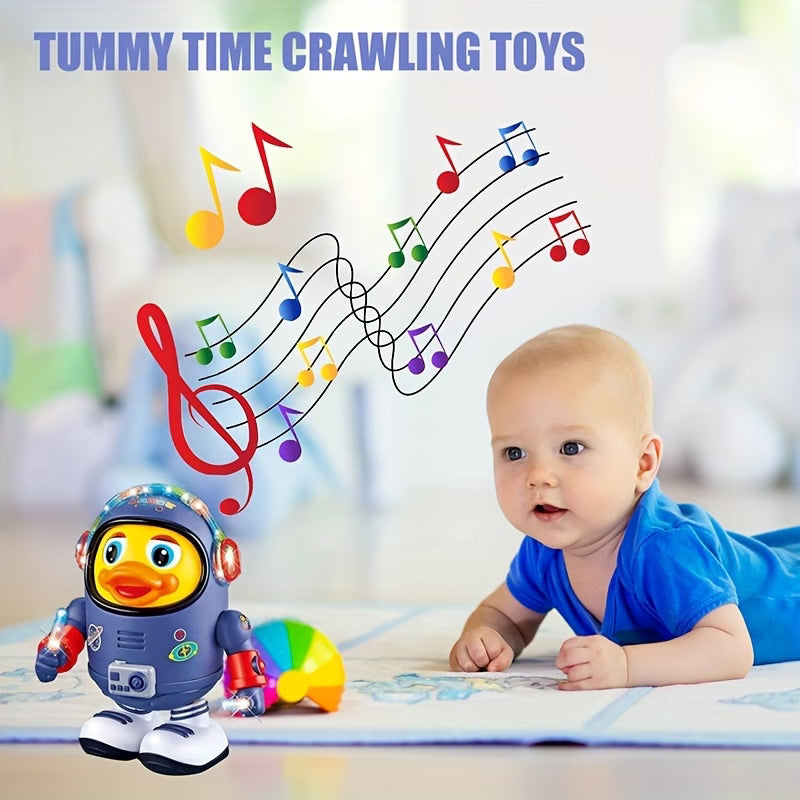 Robot Panda & Electric Space Duck Toy – Light & Music Fun for Kids 2+