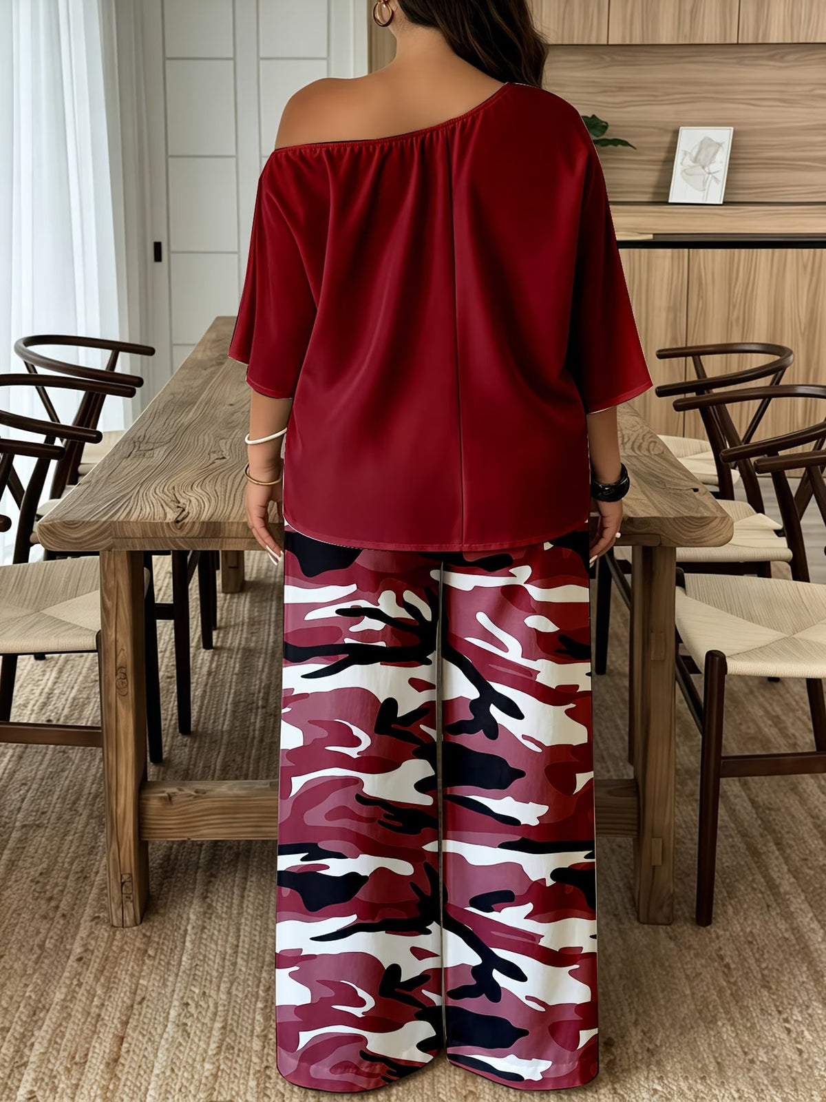 Neon Queen Camo Lounge Co-Ord Set