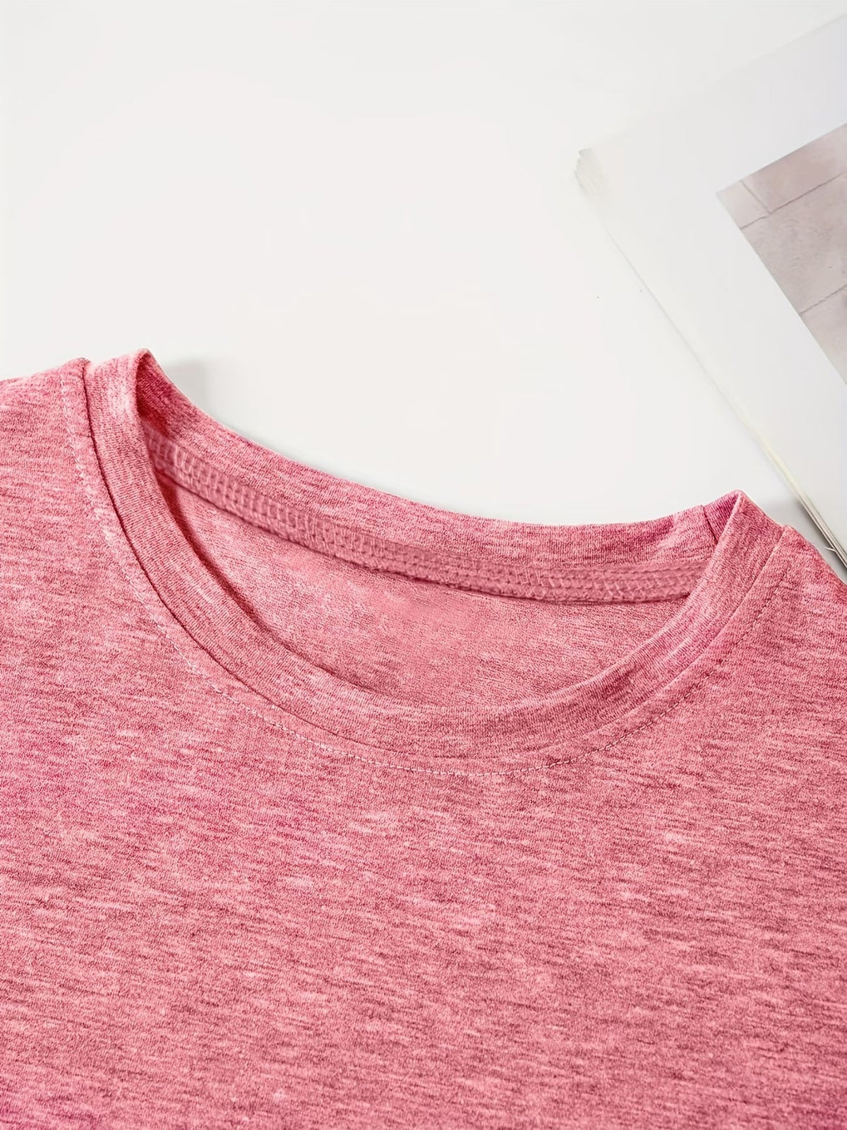 4PCS Women’s Vintage Valentine Print T-Shirts – Short Sleeve Round Neck Casual Tees