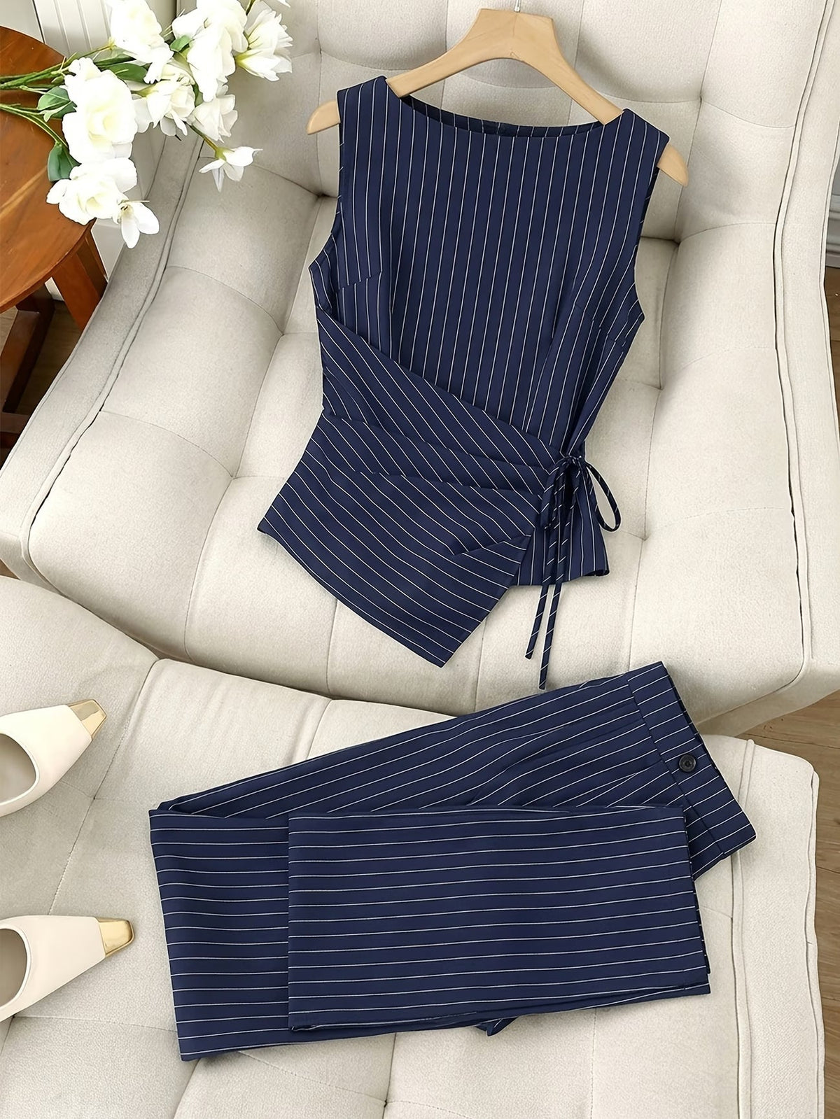 Luxe Pinstripe Co-Ord Set🖤