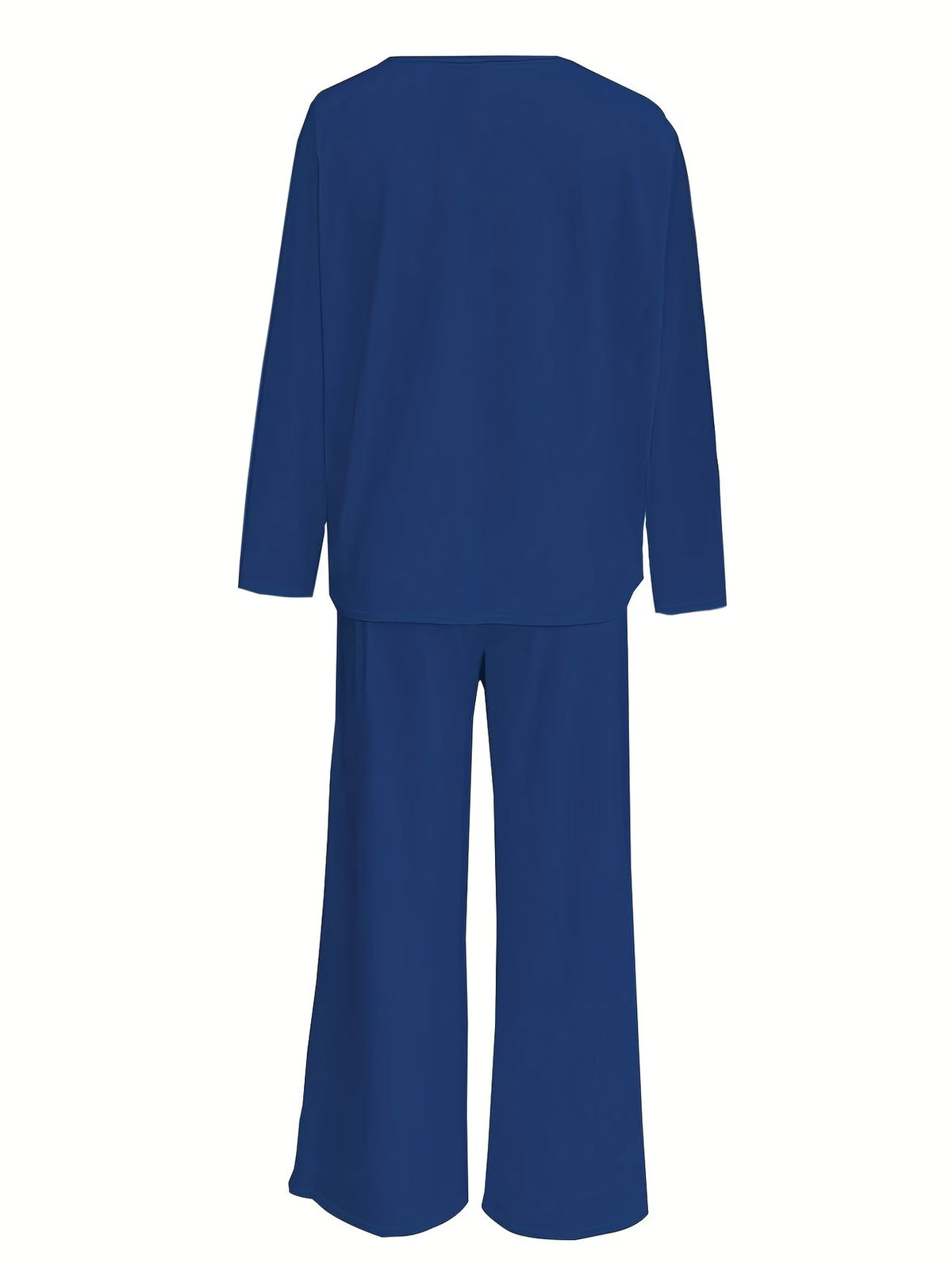 Luxury Directional Wide-Leg Co-Ord Set