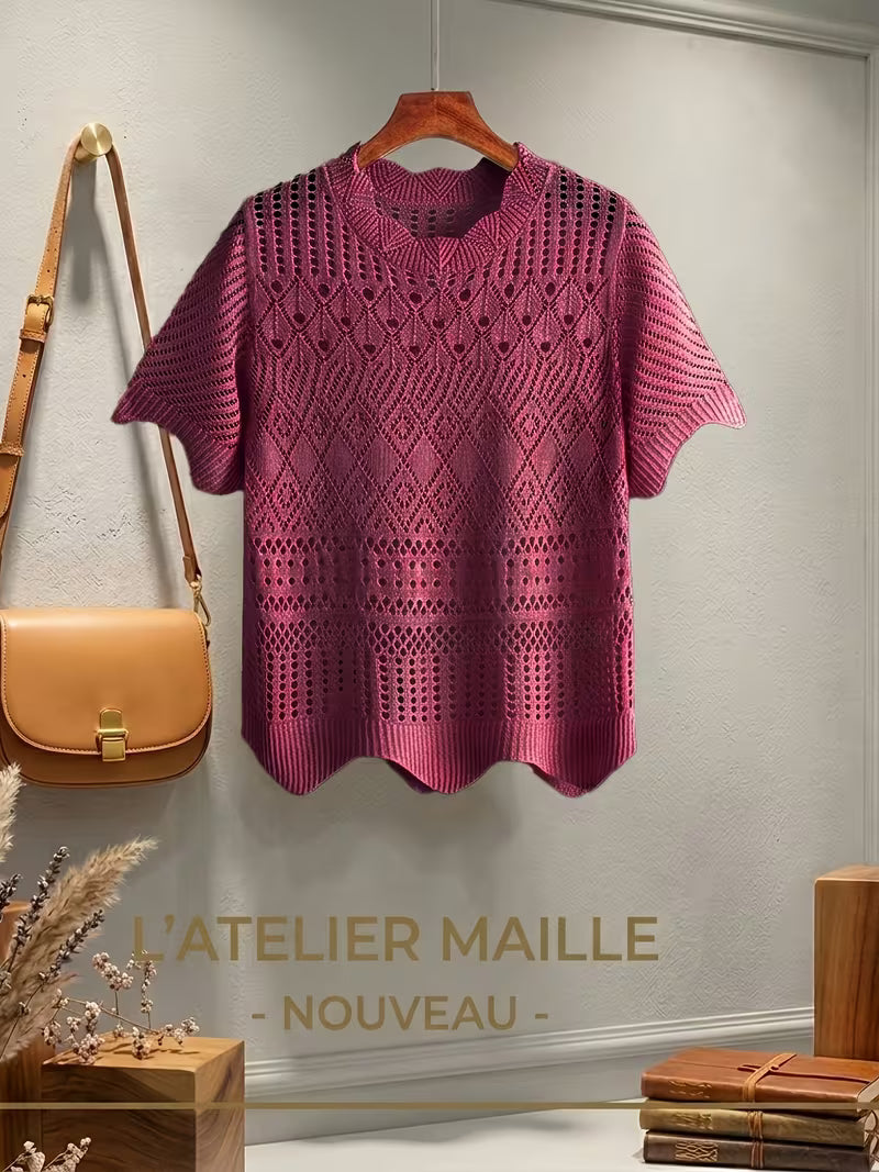 French Chic Hollow Out 2pcs Set