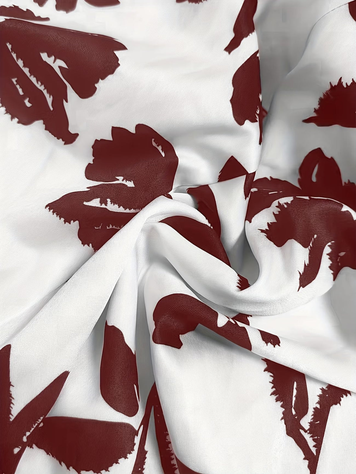 Women's Elegant Printed Shirt & Relaxed Pants Two-Piece Set