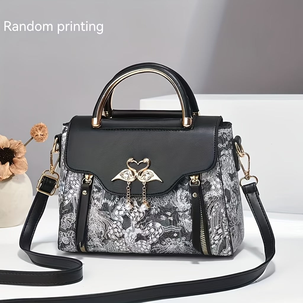 Elara Printed Shoulder Bag