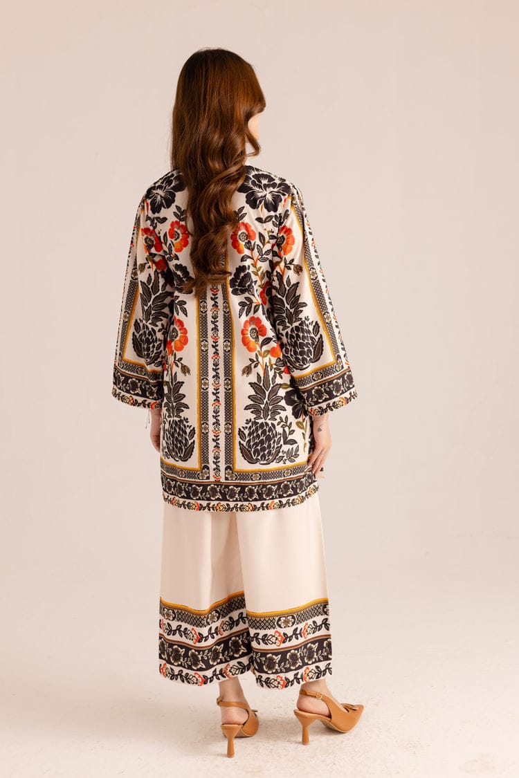 Floral Digital Print Butter Cotton Co-ord Set | Women's Kurta Set