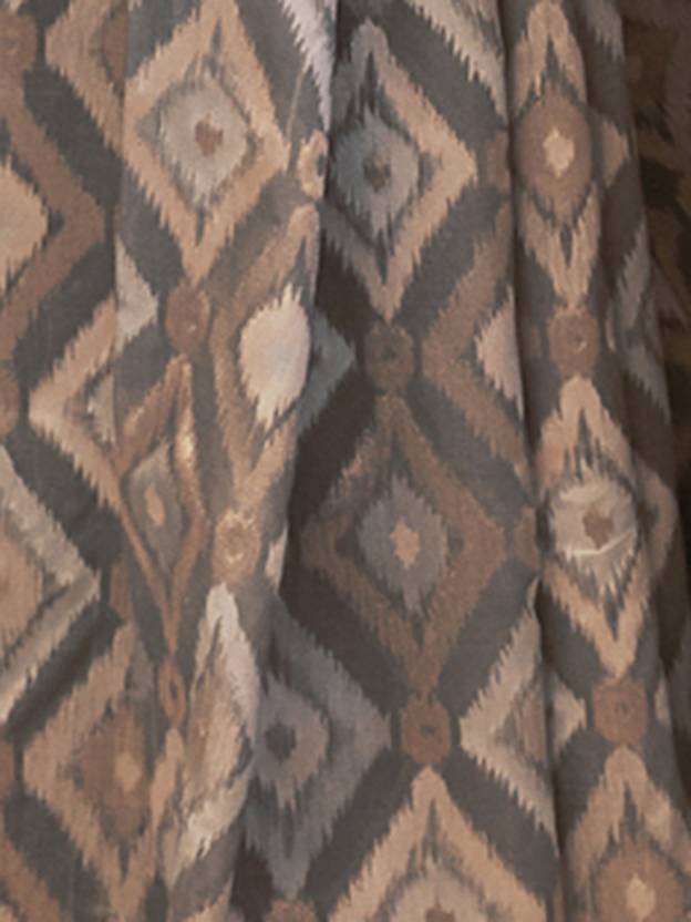 Gray Traditional Linen Banarasi Saree with Unstitched Blouse Piece