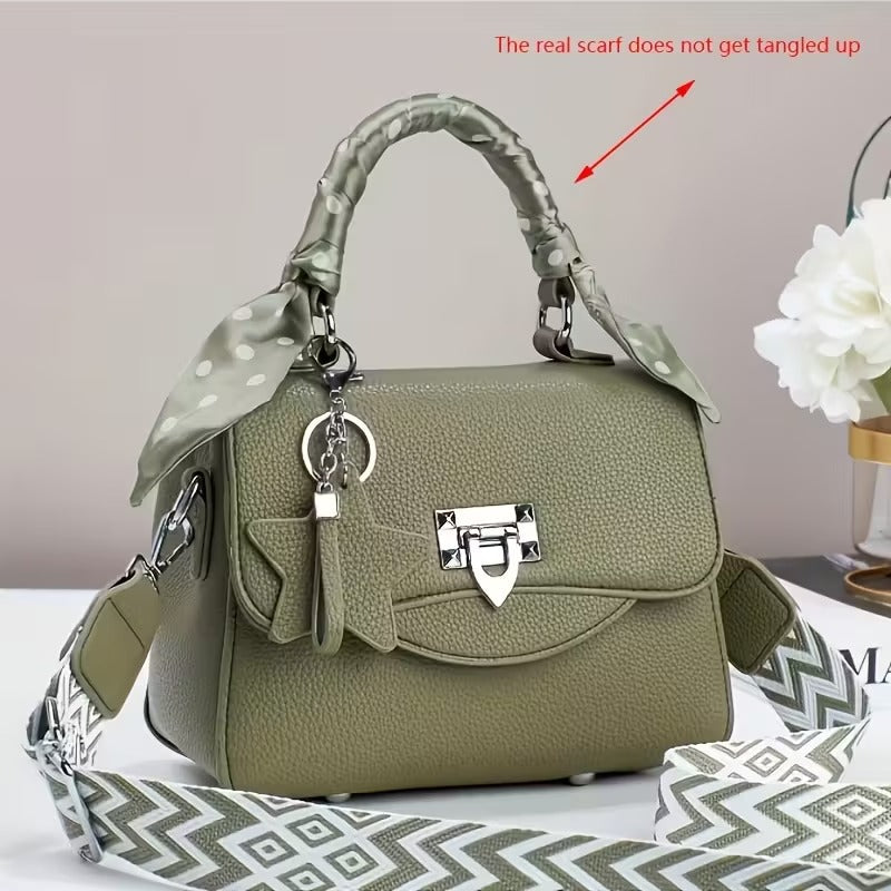 Dai Fei Luxury Forest-Style Small Square Handbag for Women | Elegant Versatile Designer Purse