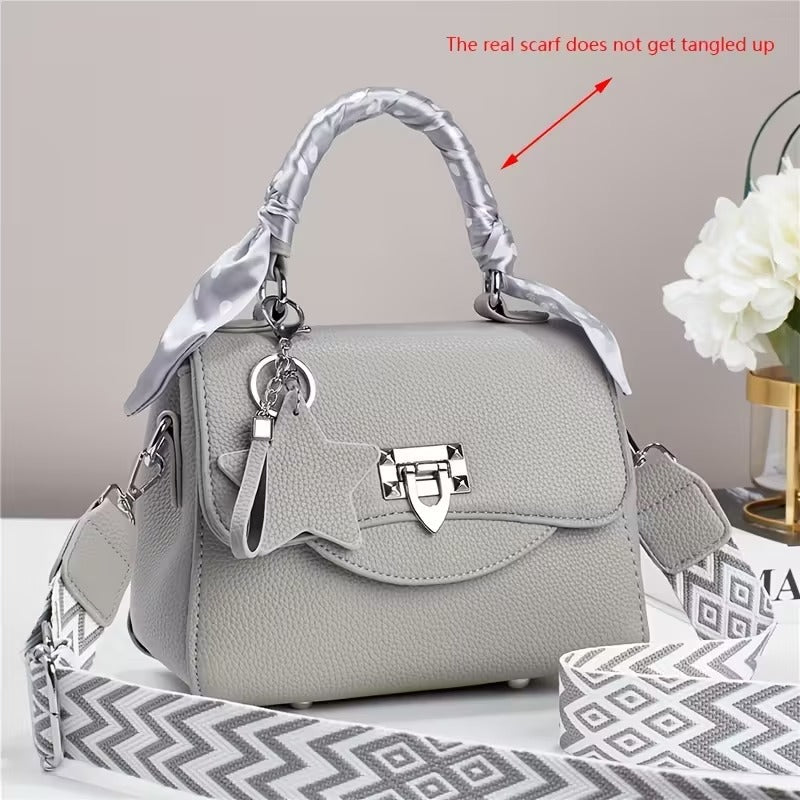 Dai Fei Luxury Forest-Style Small Square Handbag for Women | Elegant Versatile Designer Purse