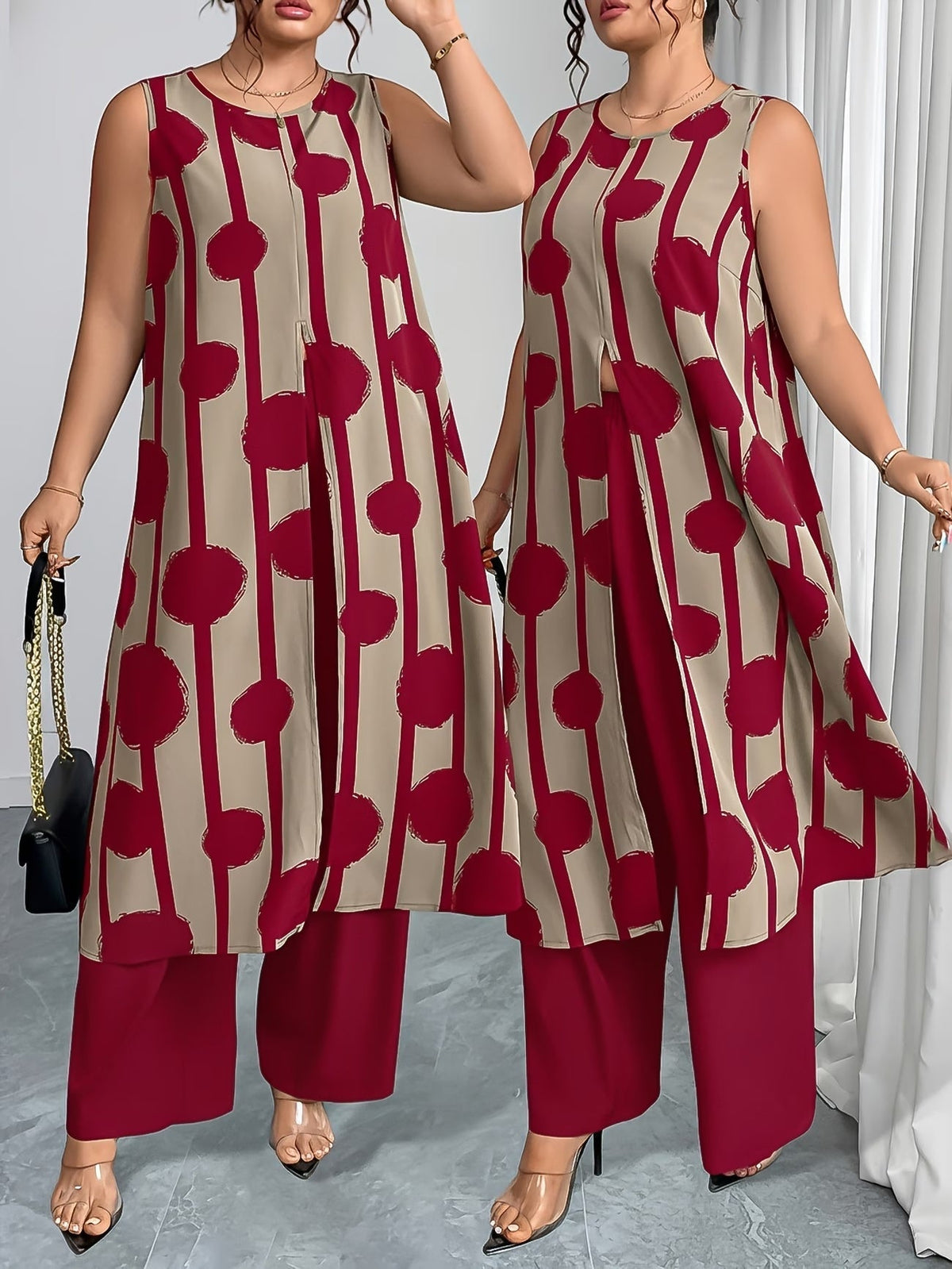 Plus Size Elegant Casual Outfit – Stylish & Comfortable Everyday Wear for Women