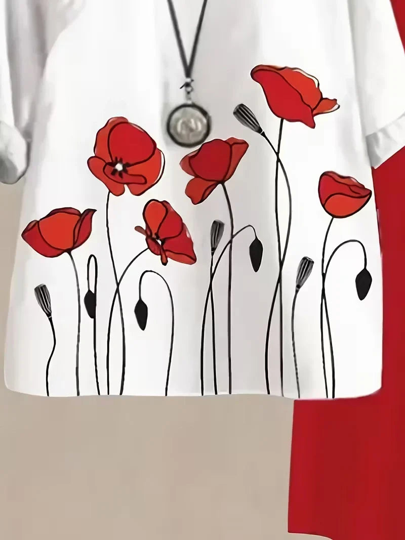 Breathable Floral Top & Pants Set – Perfect Summer Outfit