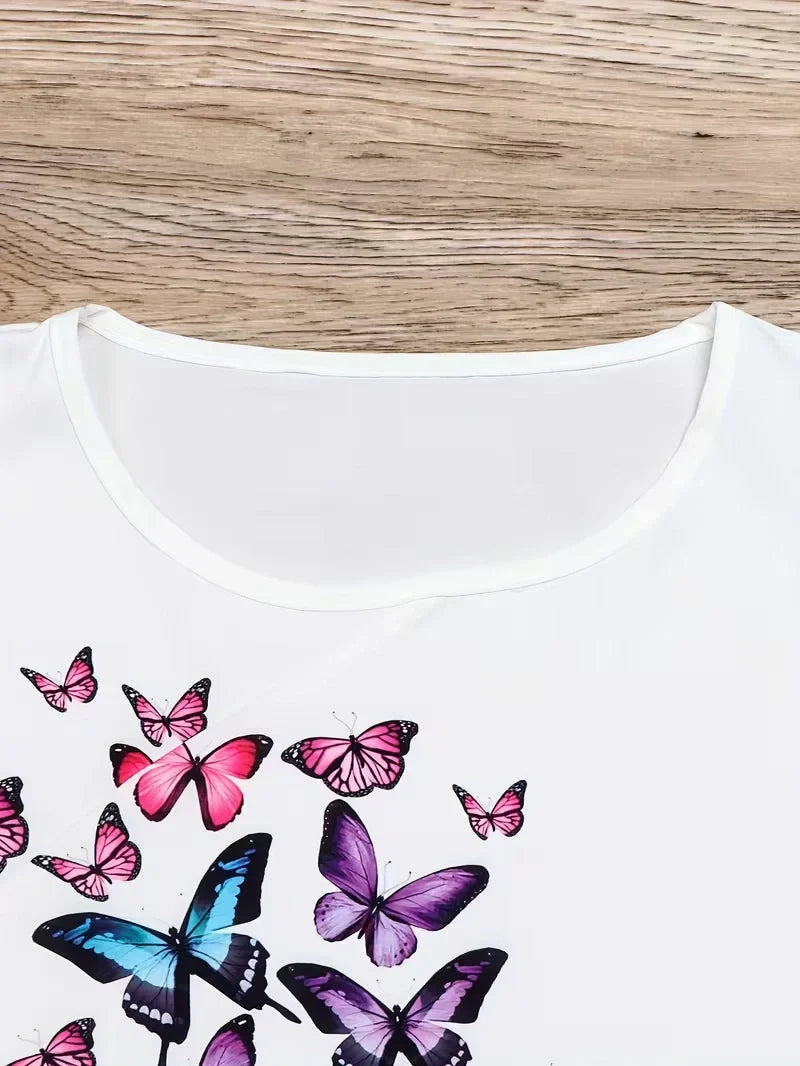 Breathable Floral Top & Pants Set – Perfect Summer Outfit