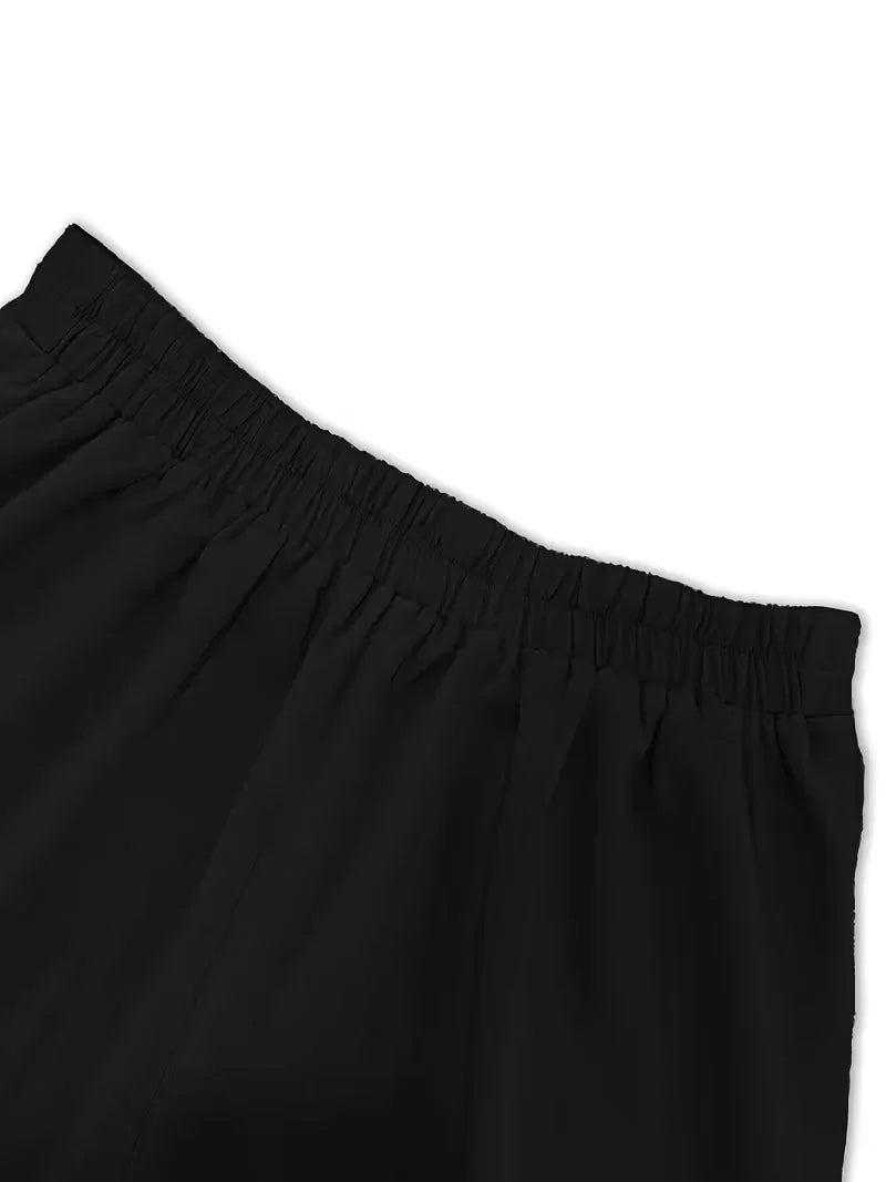 Belted Sleeveless Top and Straight Leg Pants Co-ord Set for Women