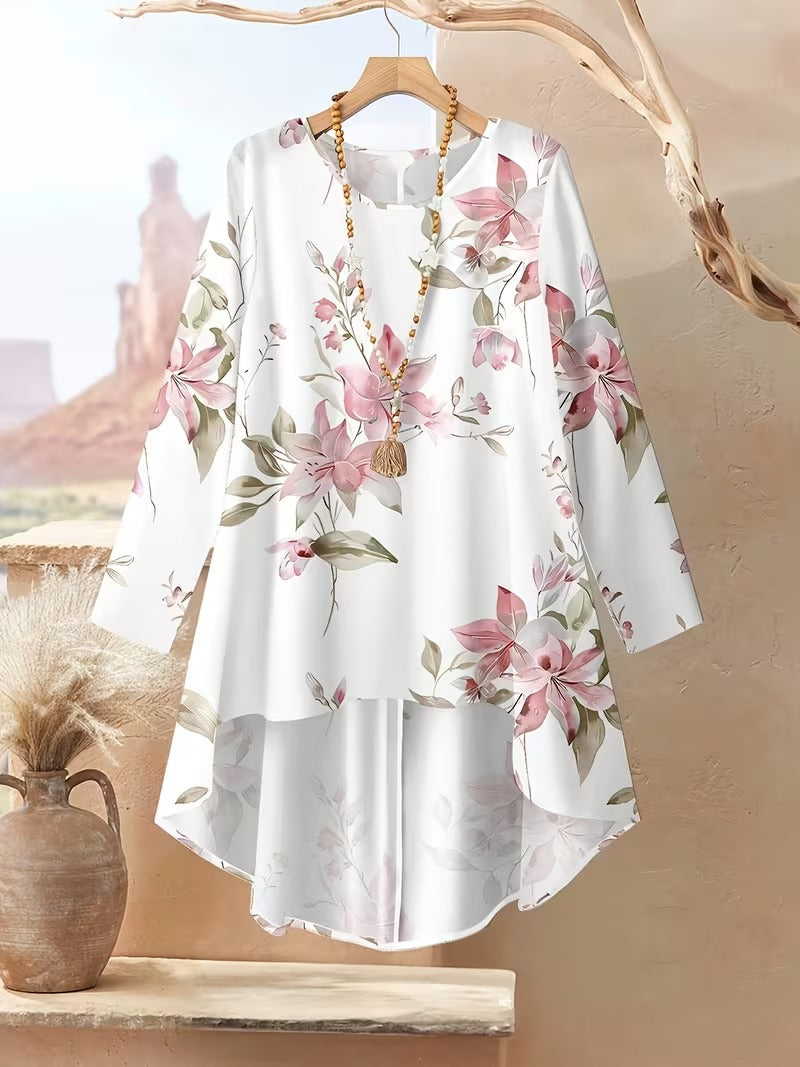 Women's Plus Size Geometric Set