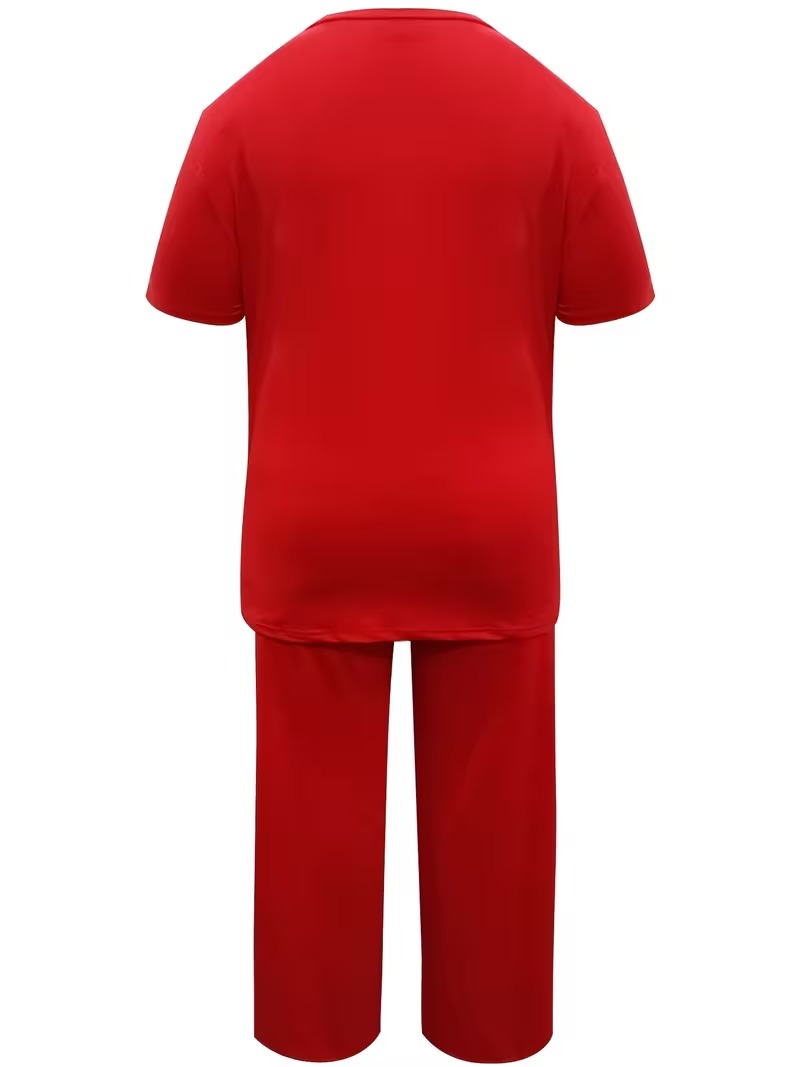 Plus Size Casual Comfort Set