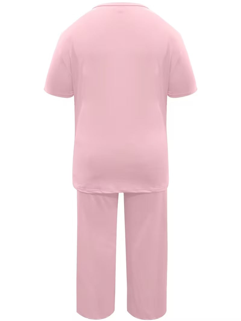 Plus Size Casual Comfort Set