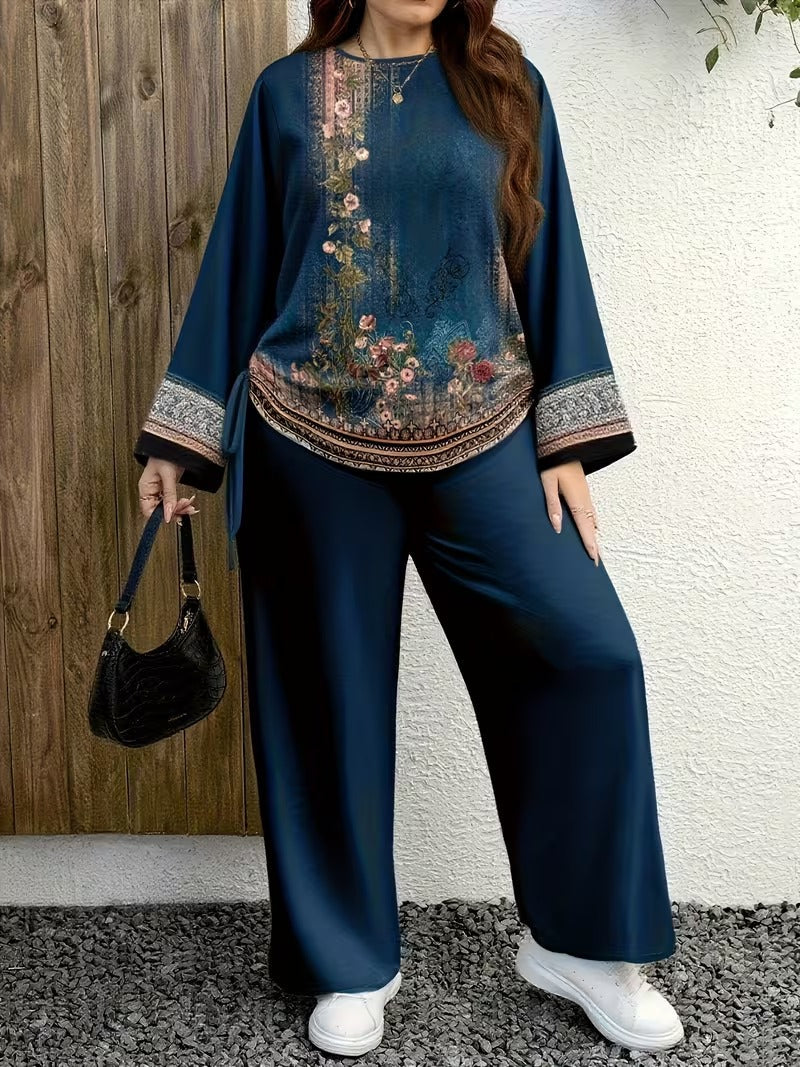 Plus Size Casual Comfort Set