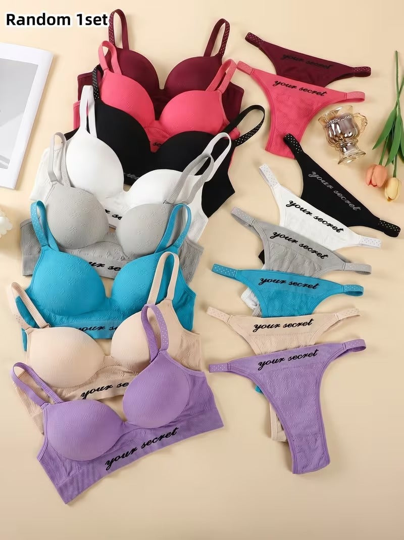 Ultra Breathable Comfort Bra Set