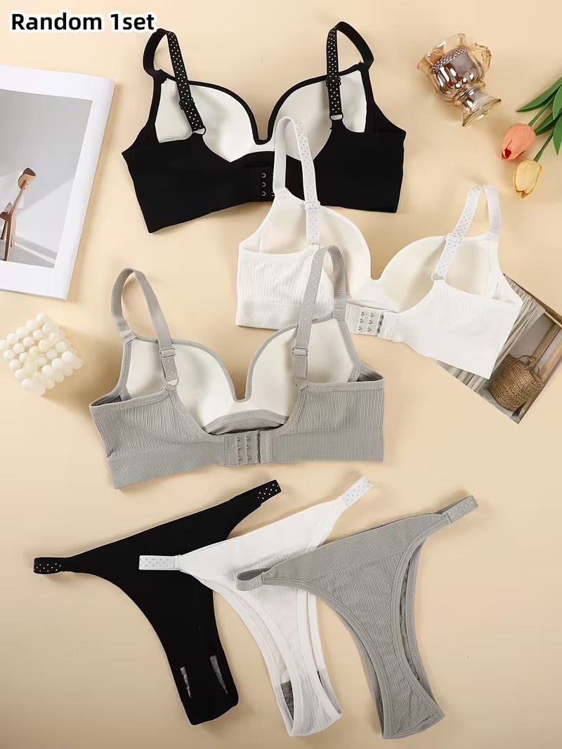 Ultra Breathable Comfort Bra Set