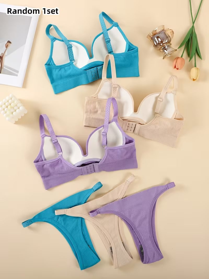 Ultra Breathable Comfort Bra Set