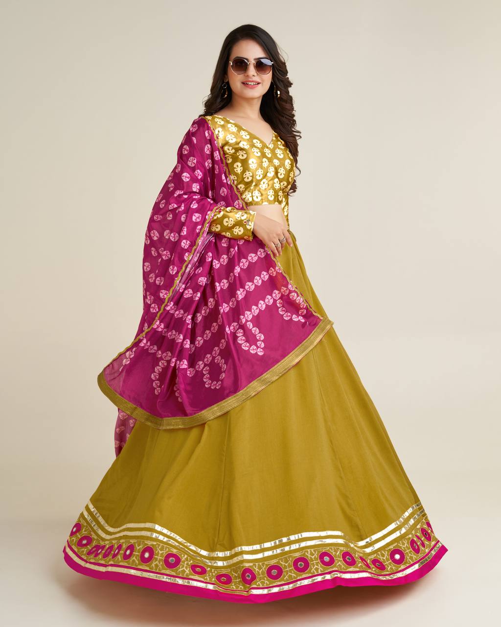 Mustard Radiant Navratri Chaniya Choli – A Vibrant Festive Delight