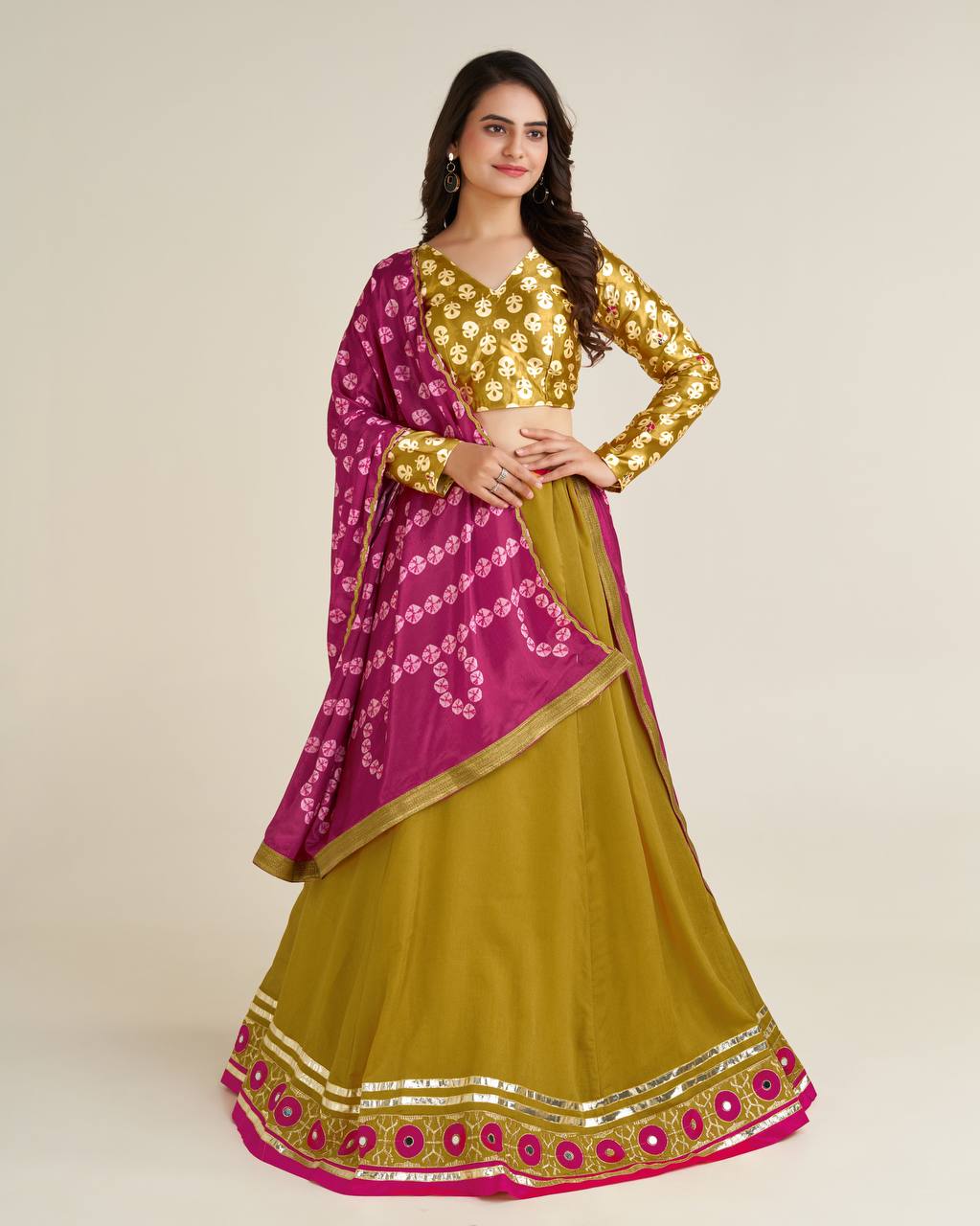 Mustard Radiant Navratri Chaniya Choli – A Vibrant Festive Delight