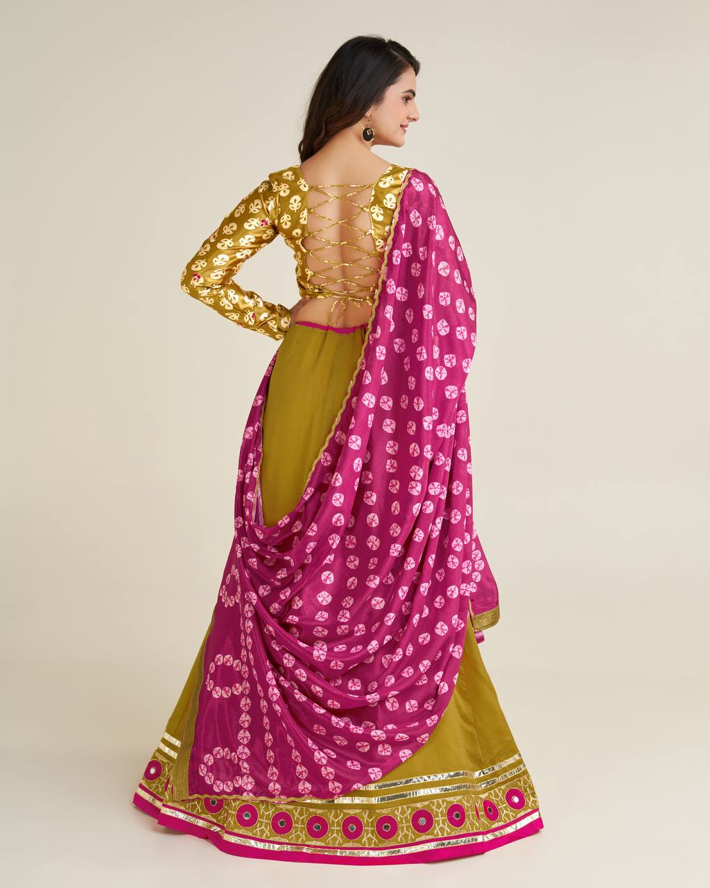 Mustard Radiant Navratri Chaniya Choli – A Vibrant Festive Delight