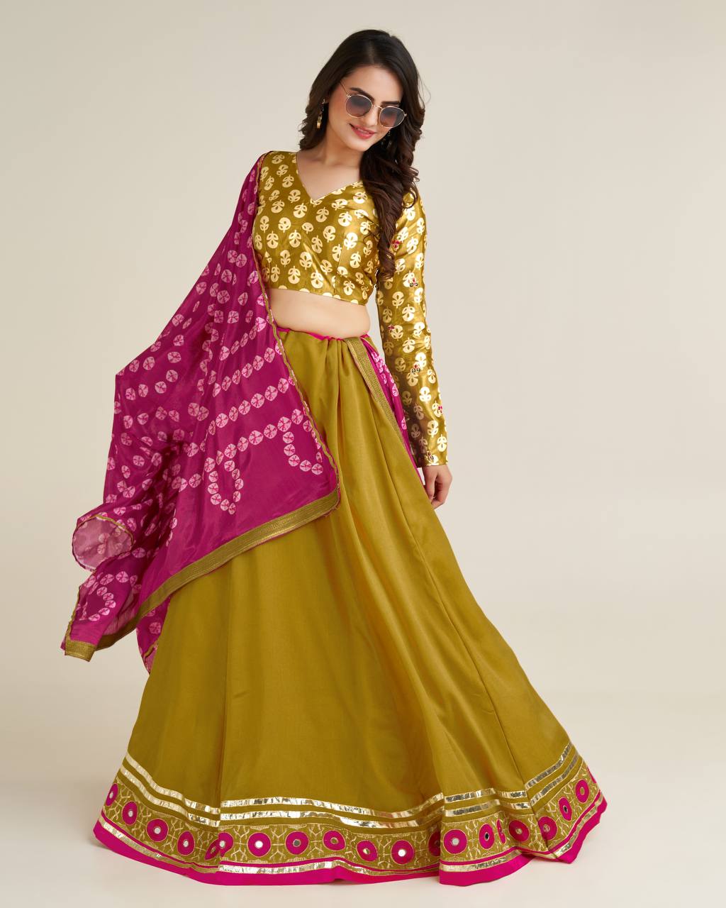Mustard Radiant Navratri Chaniya Choli – A Vibrant Festive Delight