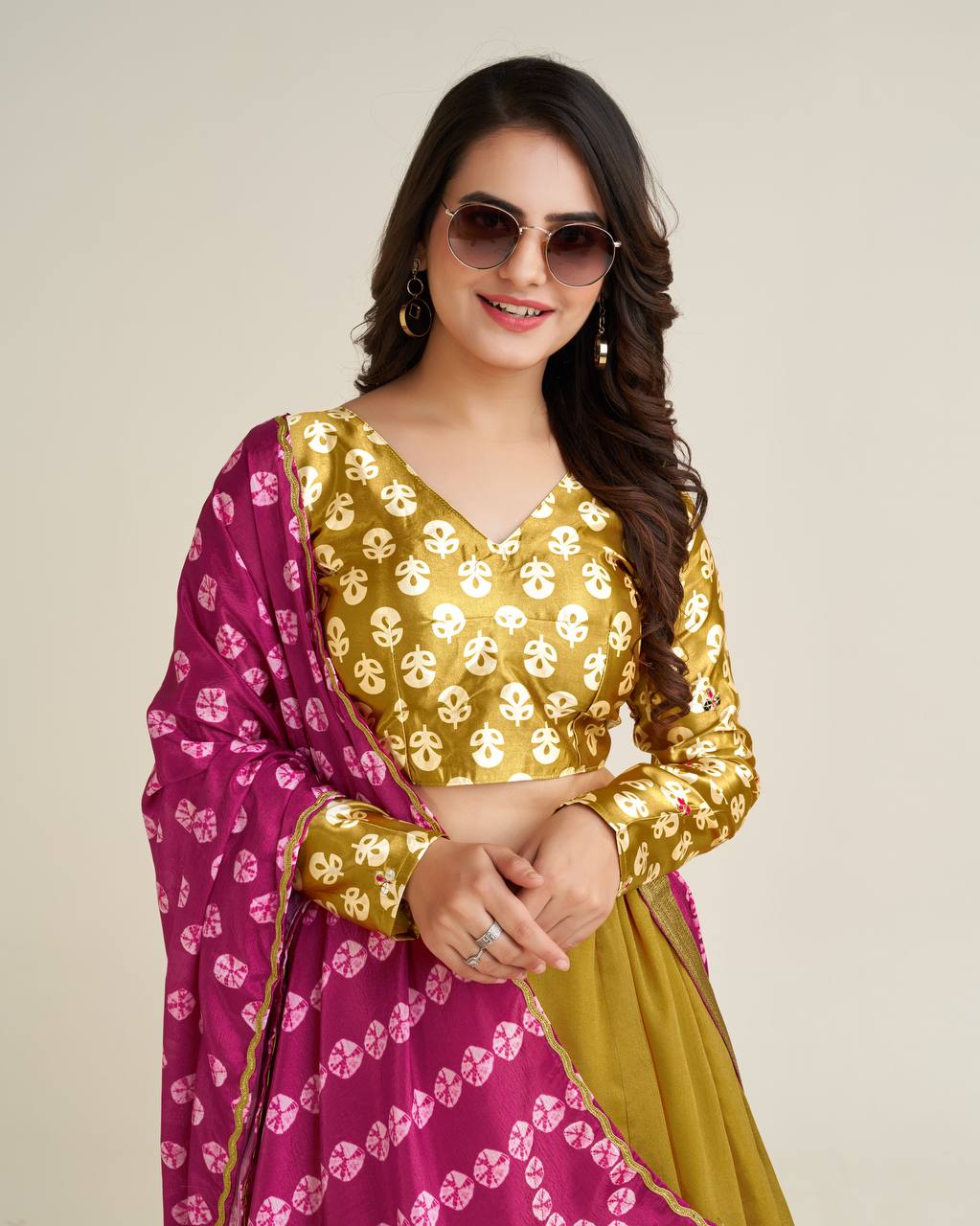 Mustard Radiant Navratri Chaniya Choli – A Vibrant Festive Delight