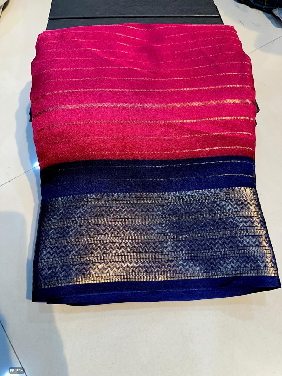 Mysore Silk Saree with Weaving & Blouse Piece