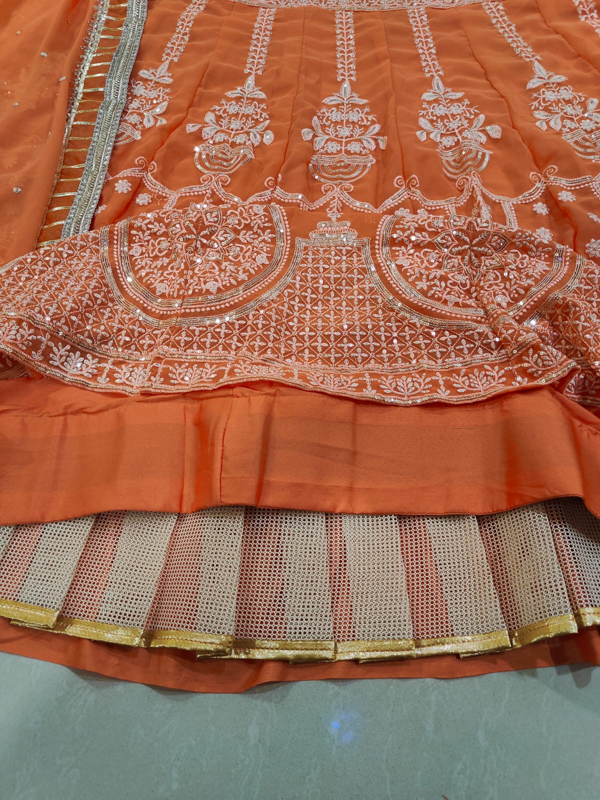 Orange Glow Designer Lehenga Choli