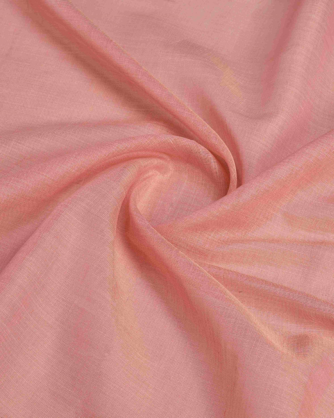Peach Elegant Solid Saree with Zari Border – Timeless Grace