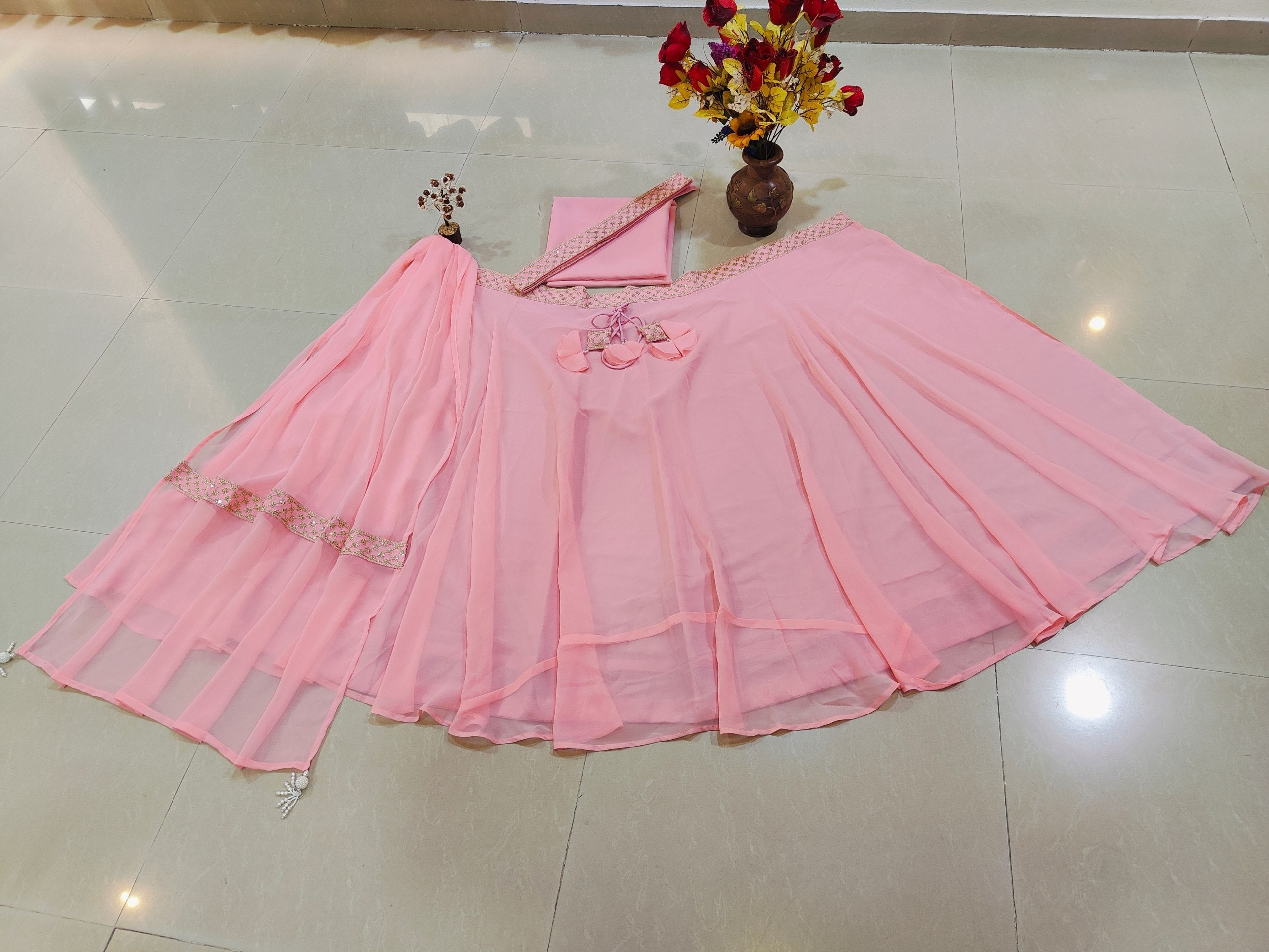 Pink Flair Designer Lehenga Choli