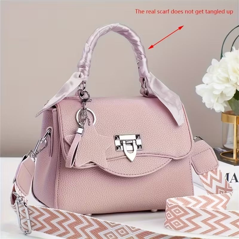 Dai Fei Luxury Forest-Style Small Square Handbag for Women | Elegant Versatile Designer Purse