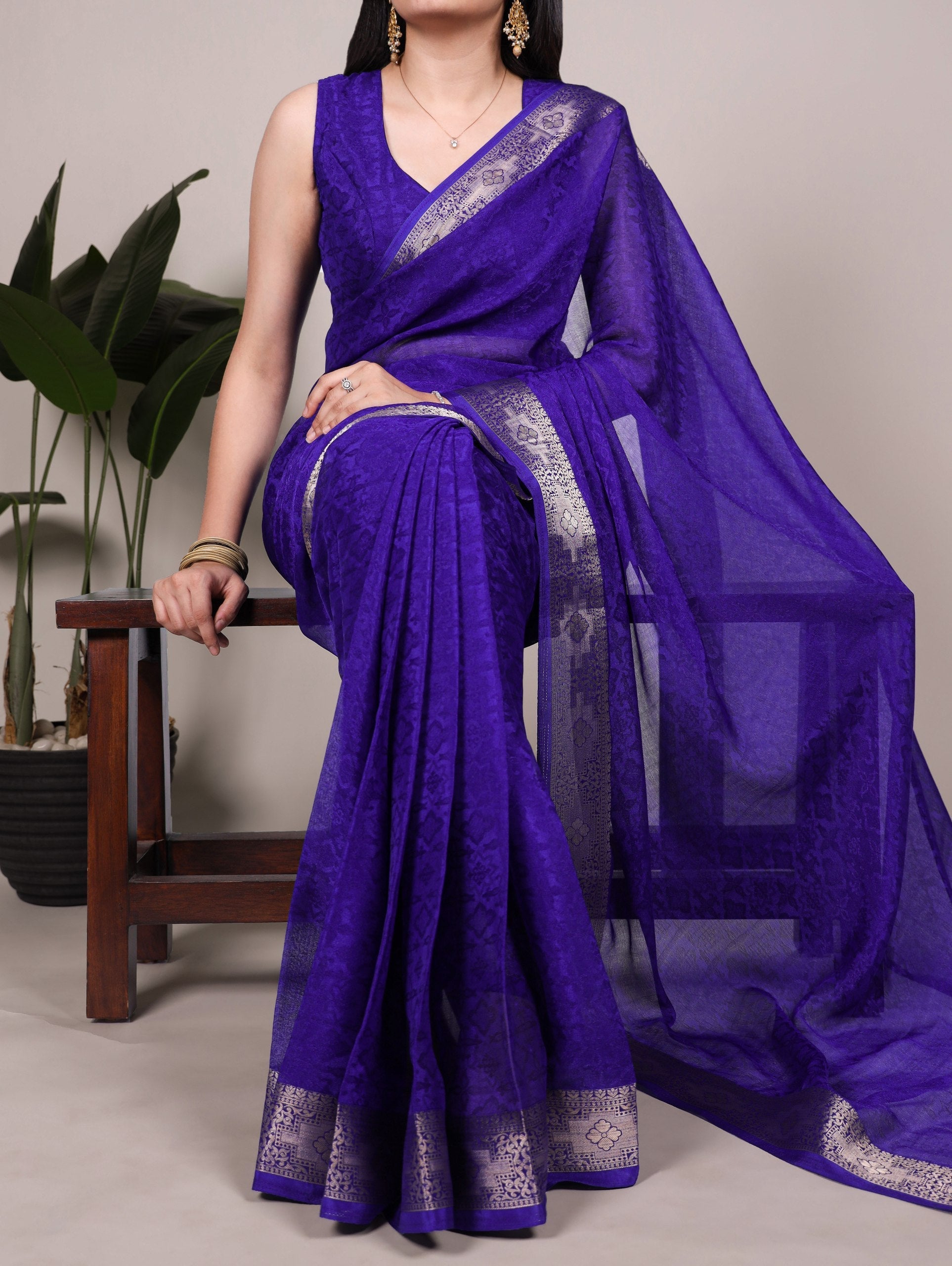 Poly Shimmer Zari Weaving Saree with Matching Unstitched Blouse Piece – Festive & Wedding Party Wear Saree for Women
