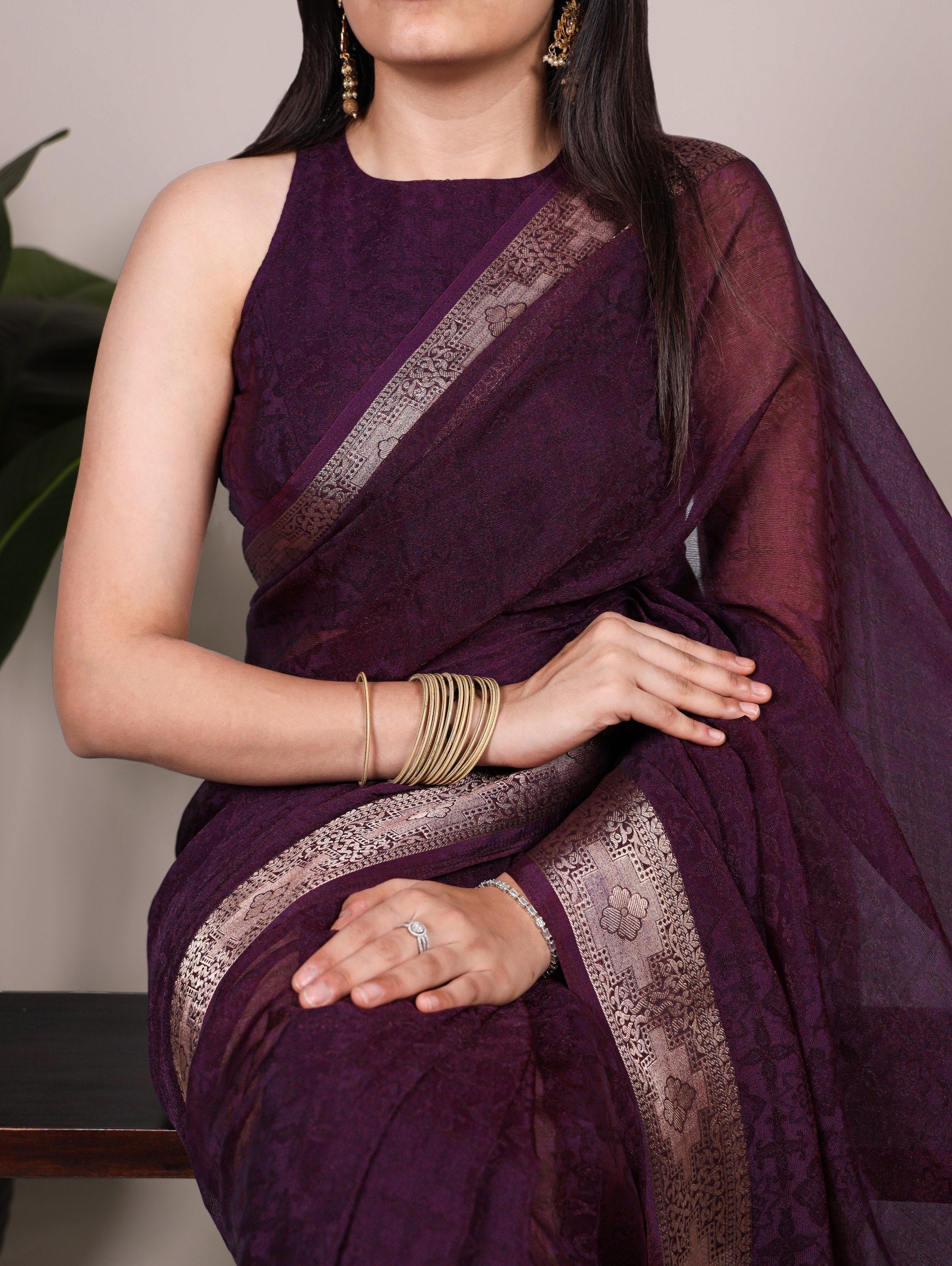 Poly Shimmer Zari Weaving Saree with Matching Unstitched Blouse Piece – Festive & Wedding Party Wear Saree for Women