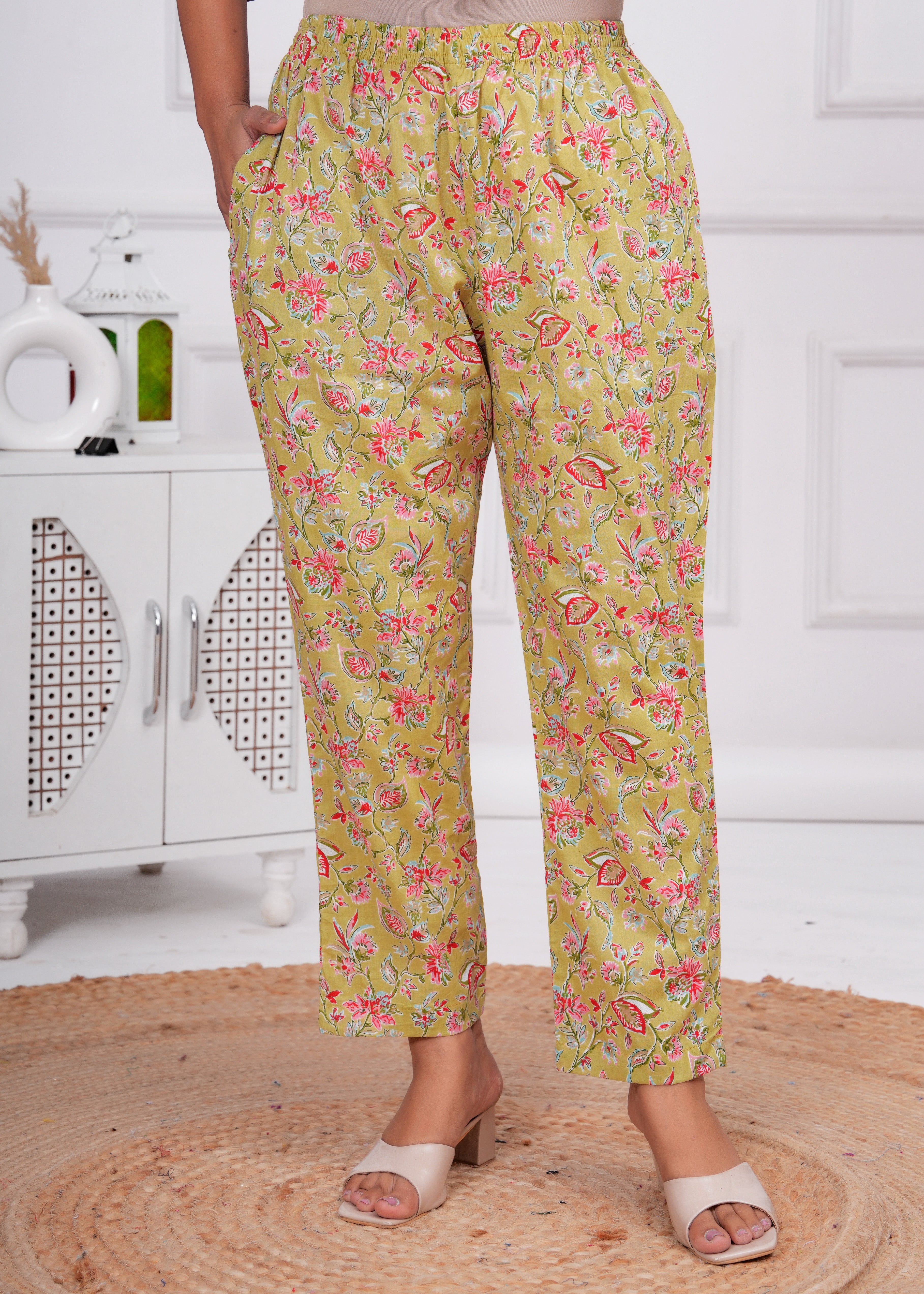 Printed Cotton Cord Set with Straight-Fit Pant & Short Kurti