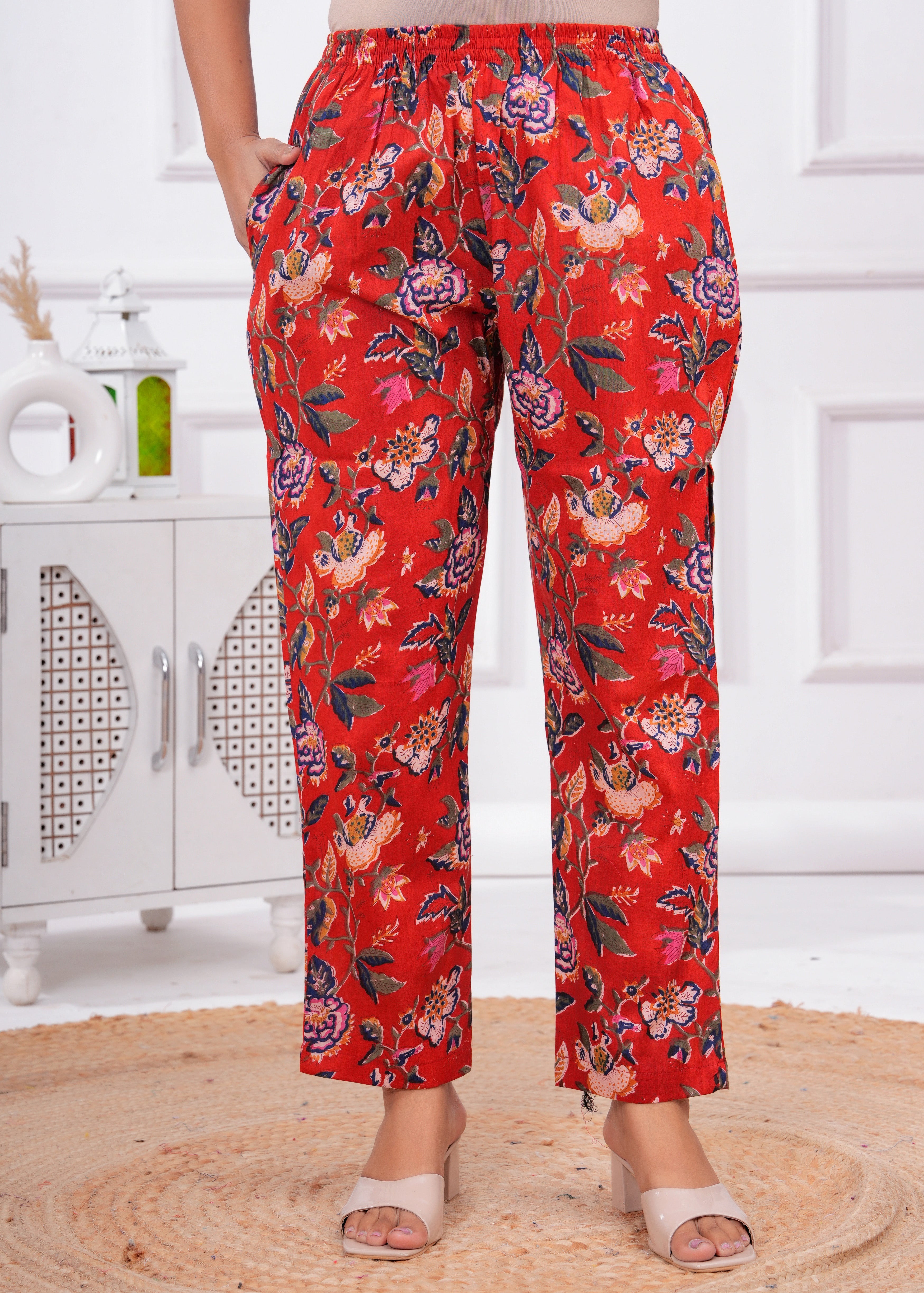 Printed Cotton Cord Set with Straight-Fit Pant & Short Kurti