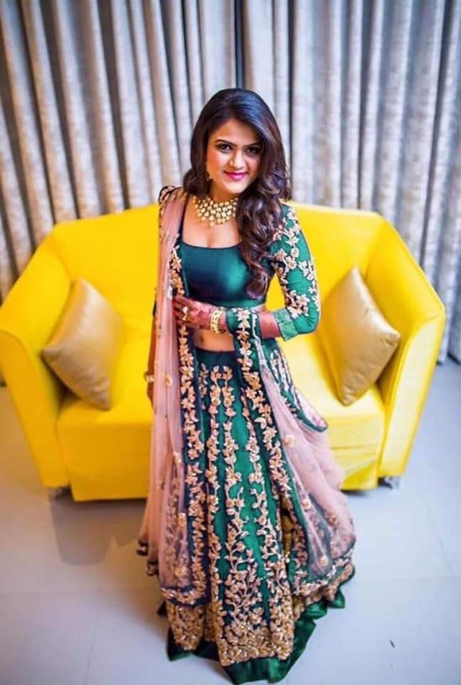 Rama Elegant Tapeta Silk Lehenga Set