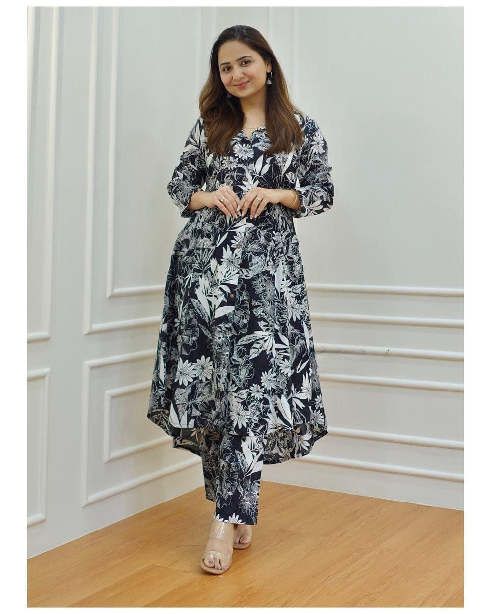Rayon Procion Printed Co-ord Set – Fully Stitched Top & Bottom
