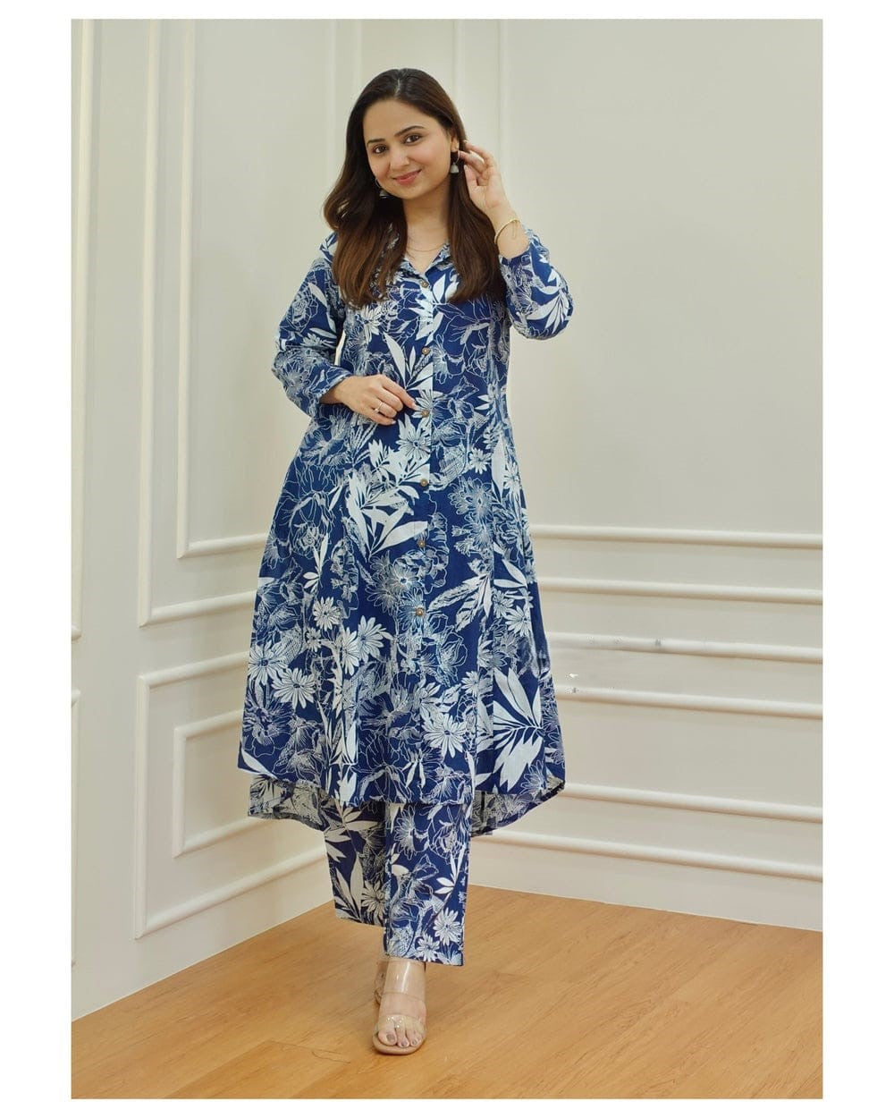 Rayon Procion Printed Co-ord Set – Fully Stitched Top & Bottom