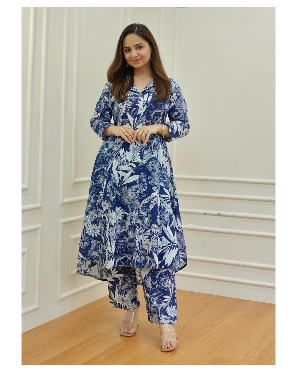 Rayon Procion Printed Co-ord Set – Fully Stitched Top & Bottom