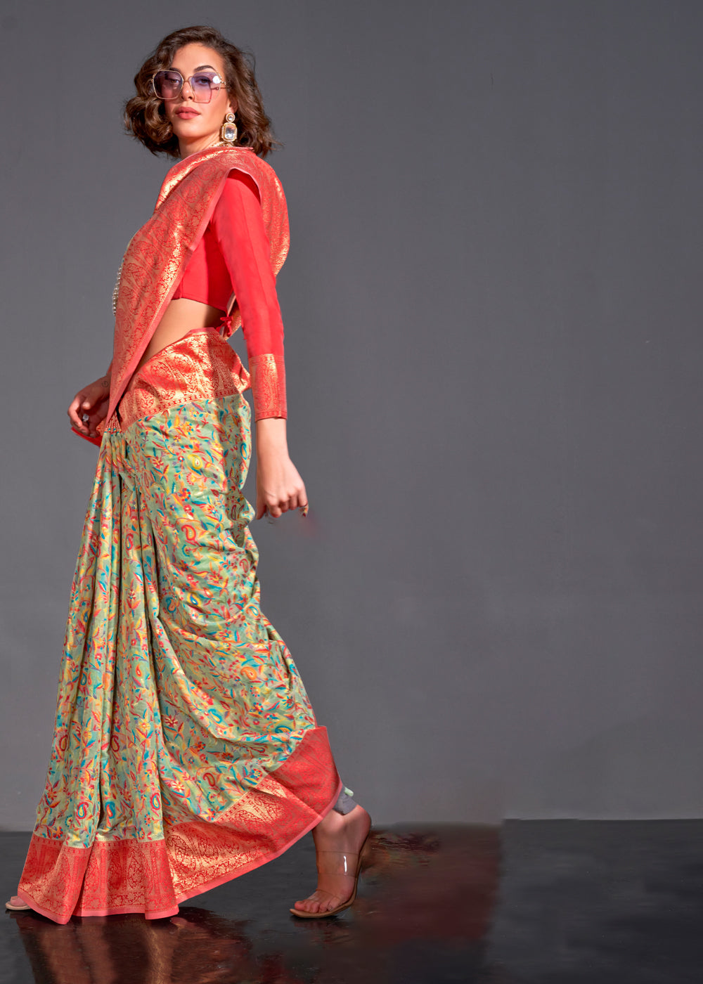 Sky Blue Versatile Elegance Modal Silk Saree – Effortless Style for Every Occasion