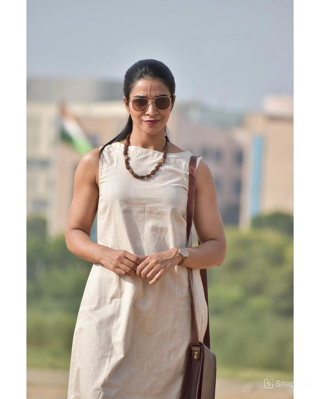 South Cotton Sleeveless Kurti with Plazo Set & Attachable Sleeves