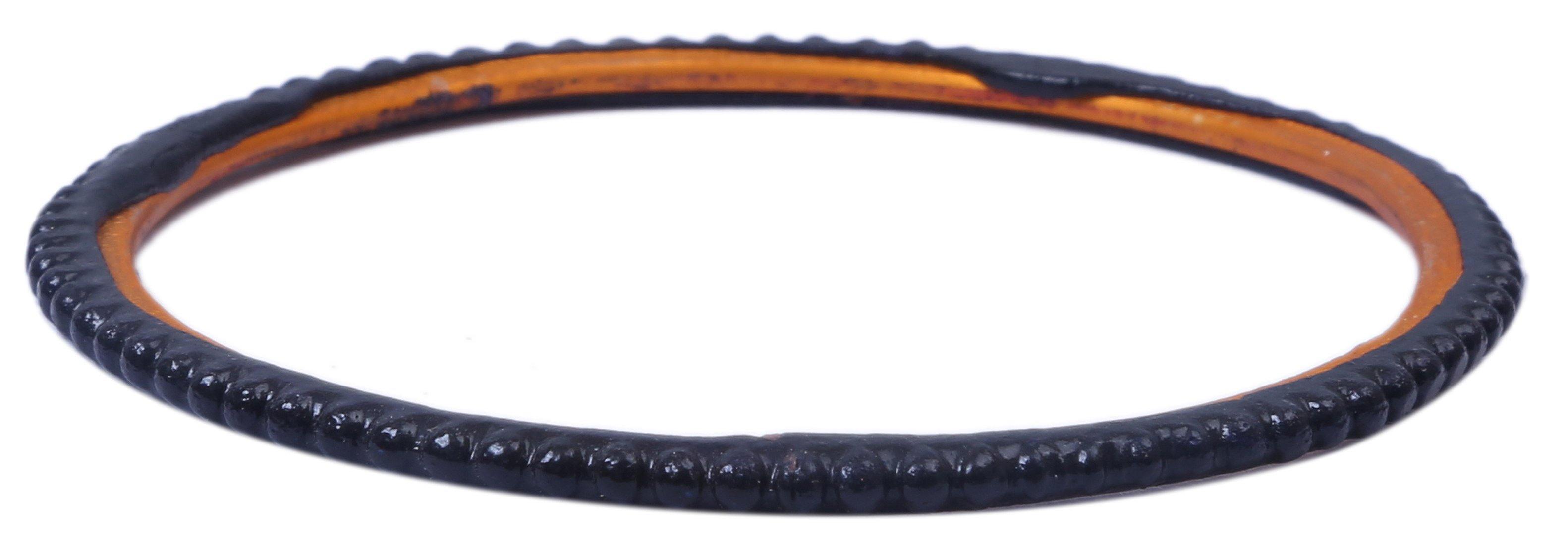Sukriti Casual Fashion Black Lac Bangles for Girls, Women - Set of 8