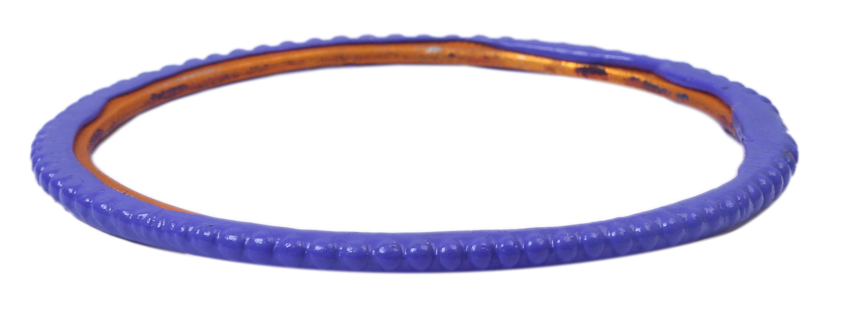Sukriti Casual Fashion Blue Lac Bangles for Girls, Women - Set of 8