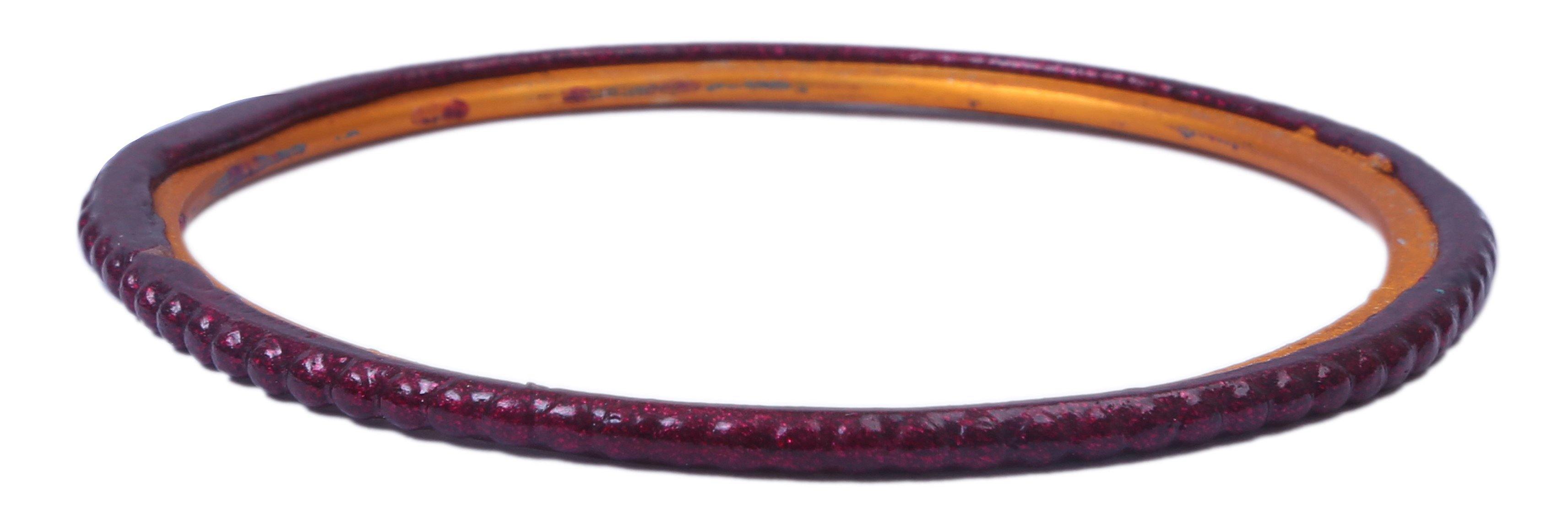 Sukriti Casual Fashion Maroon Lac Bangles for Girls, Women - Set of 8