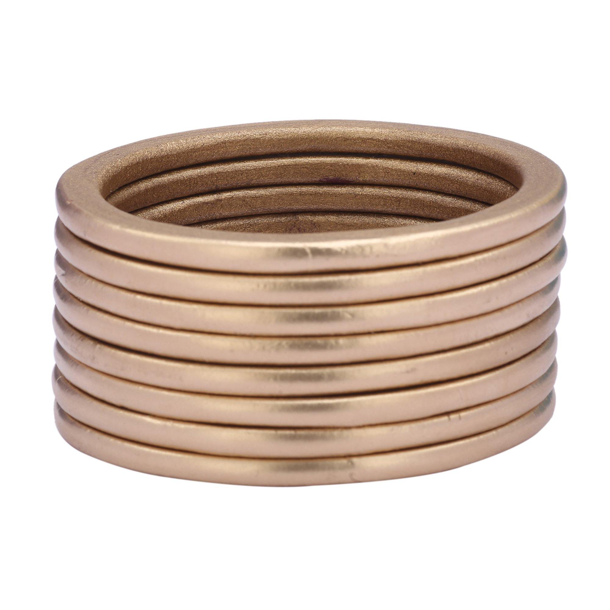 Sukriti Ethnic Bridal Wedding Lac Gold Bangles for Girls & Women – Set of 8