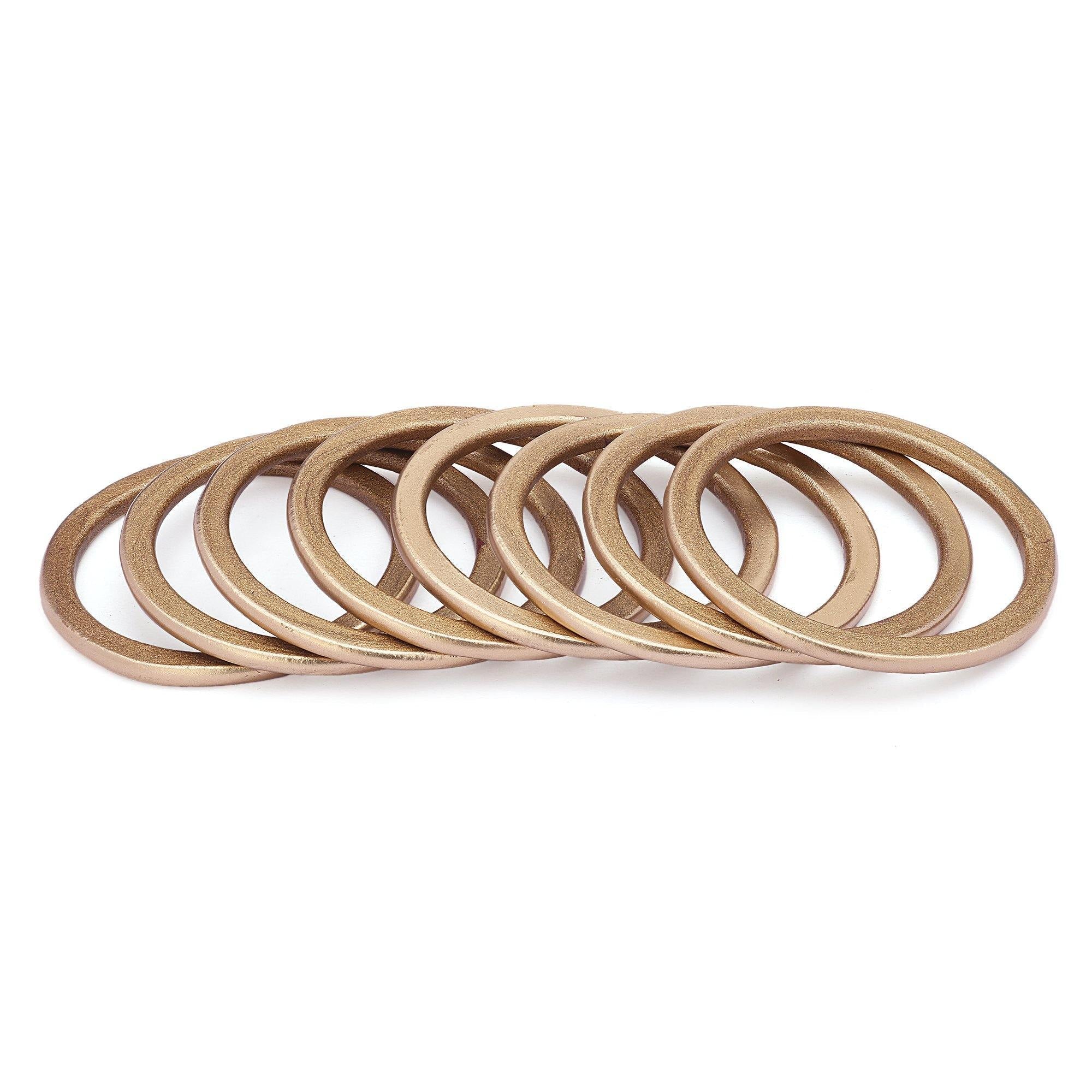 Sukriti Ethnic Bridal Wedding Lac Gold Bangles for Girls & Women – Set of 8