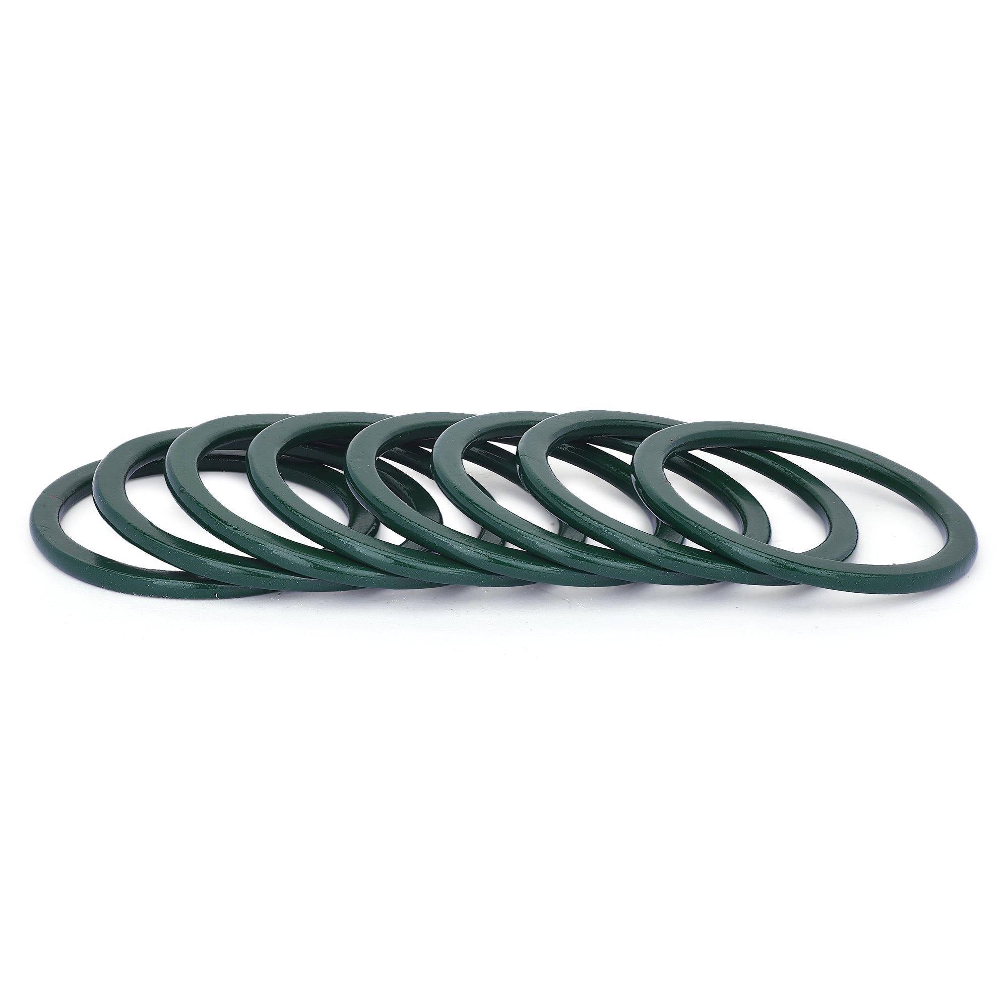 Sukriti Ethnic Bridal Wedding Lac Green Bangles for Girls & Women – Set of 8