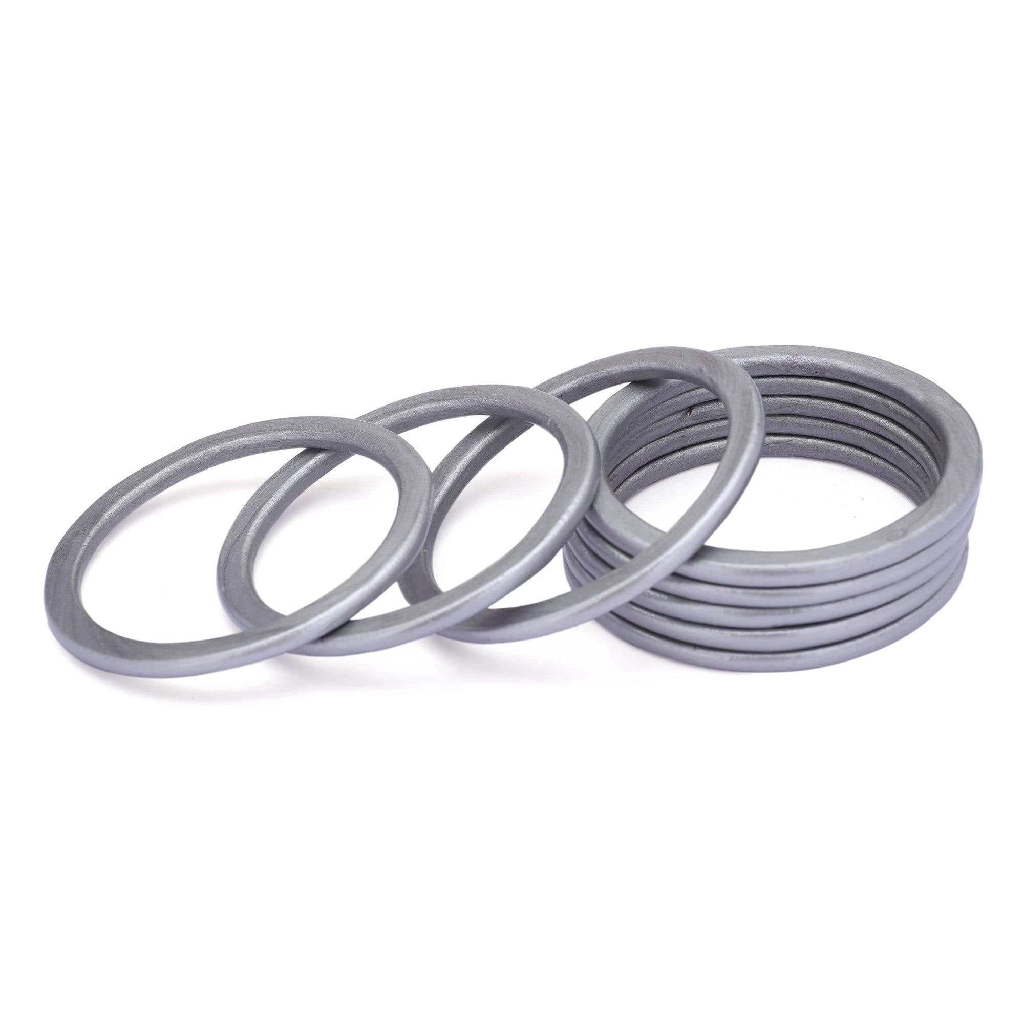 Sukriti Ethnic Bridal Wedding Lac Grey Bangles for Girls & Women – Set of 8